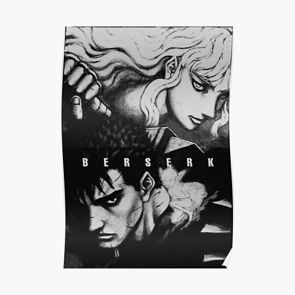 GUTS AND GRIFFITH white Poster