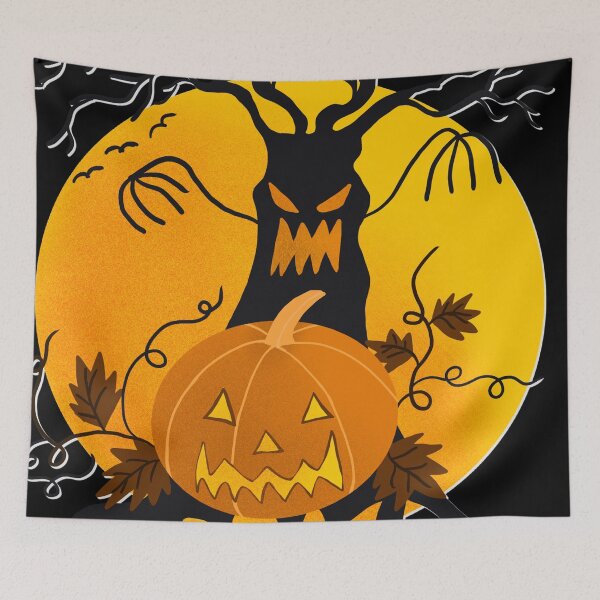 Item preview, Full Moonlit Halloween  Night. Haunting Full Moon , Moonlit Night designed and sold by AwakenedSoul.