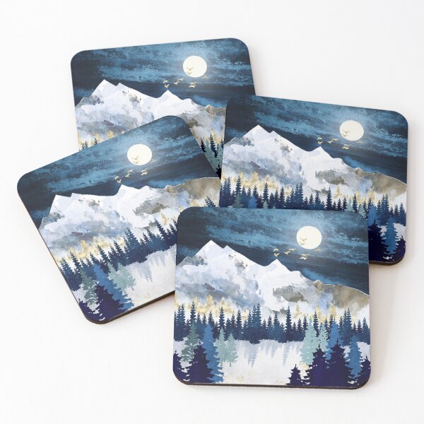 Item preview, Moonlit Snow designed and sold by spacefrogdesign.