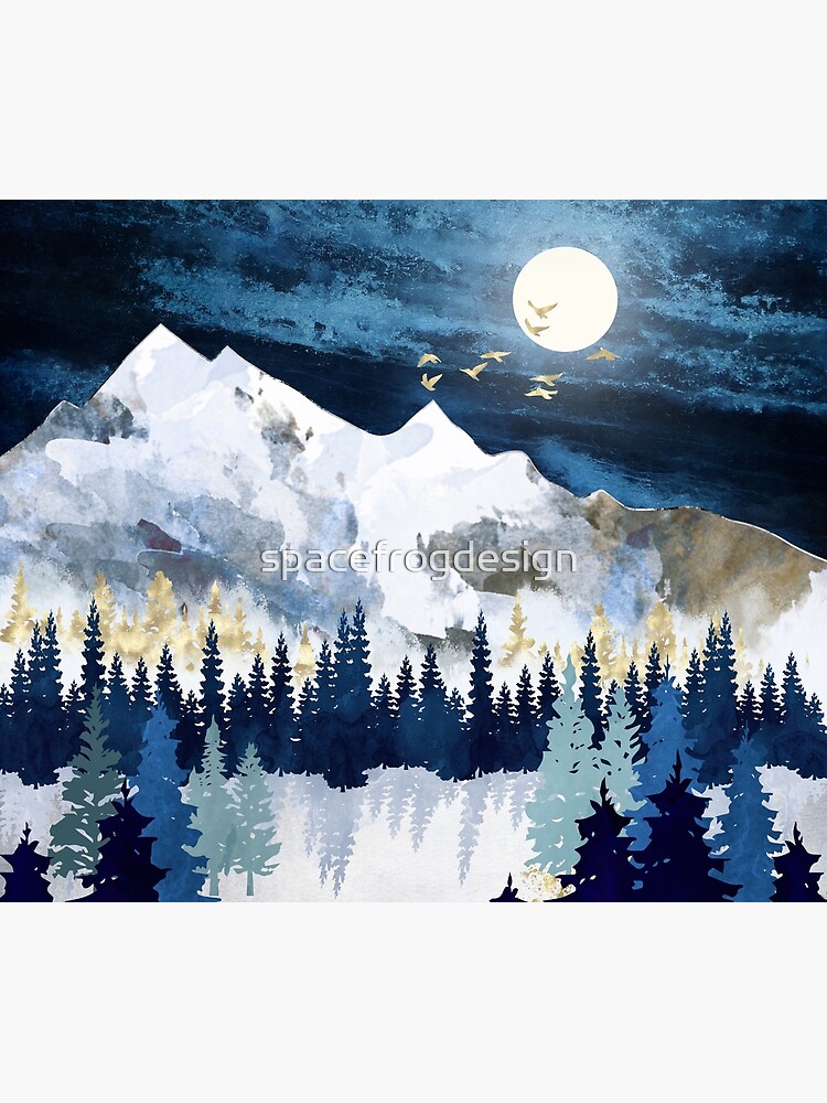 Moonlit Snow by spacefrogdesign