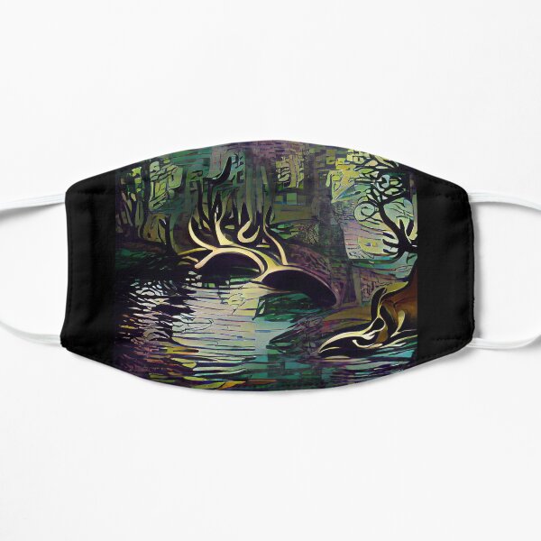 Cornibus ad pontem Flache Maske