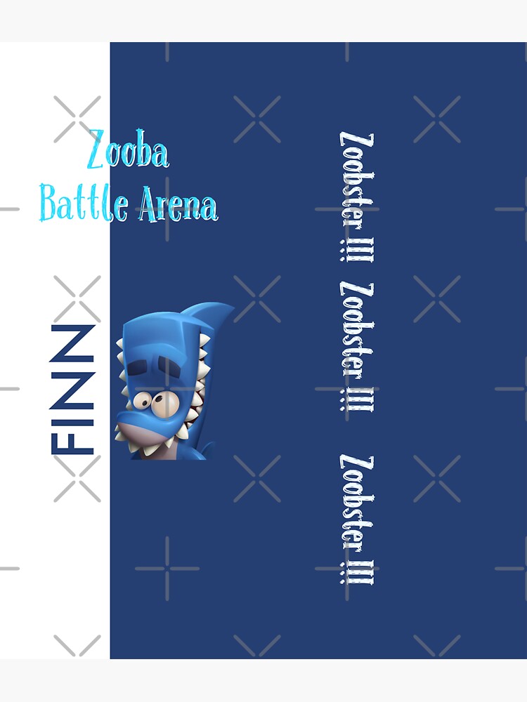 "Zooba battle arena Finn backpack" Sticker for Sale by Mnlv Redbubble