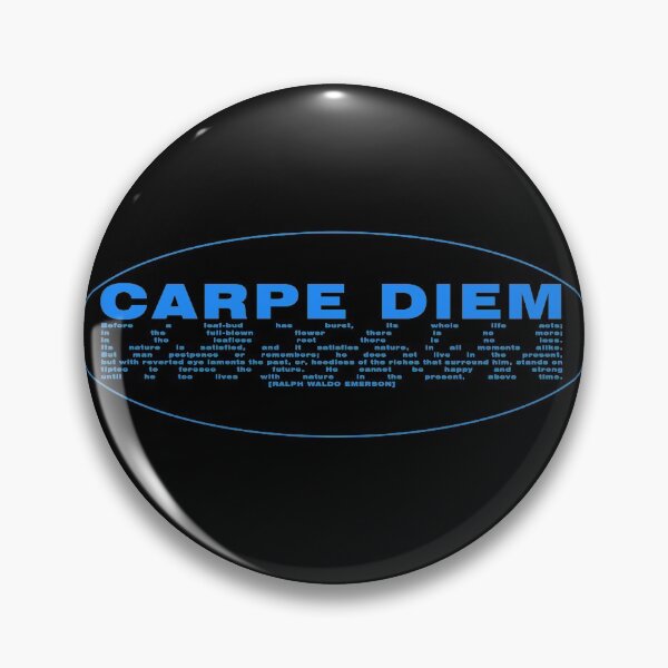 Item preview, Carpe Diem Blue - Stoicism designed and sold by gambarin-art.