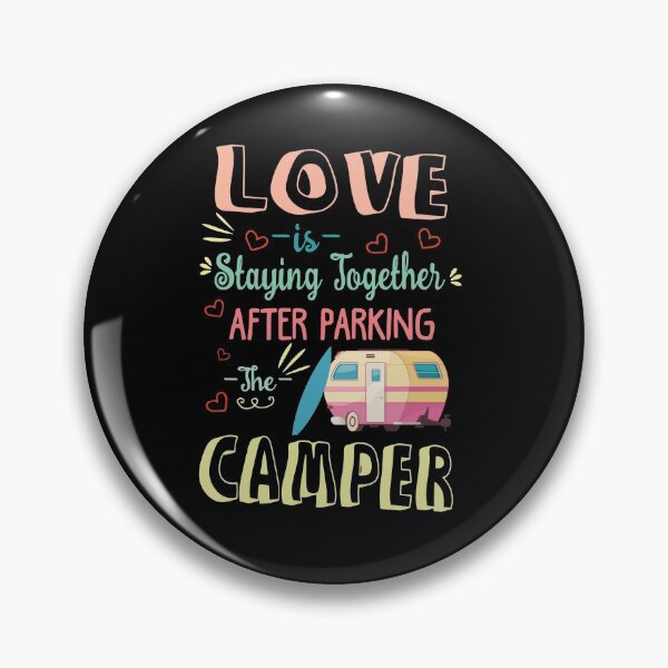 Item preview, Funny Traveling Couple Gift,Love is Staying Together After Parking the Camper,funny backpackers lovers birthday gift designed and sold by Rassitni.