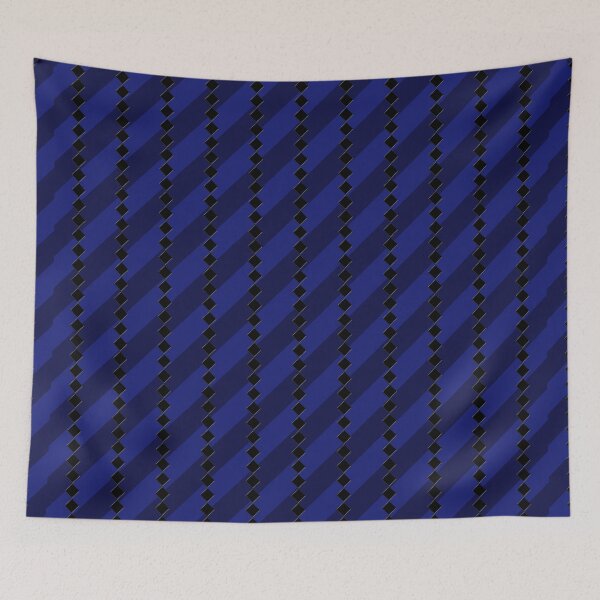 Item preview, Geometric blue and black stripe designed and sold by MrJean.