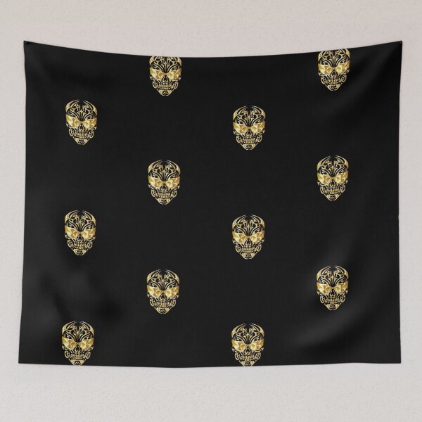Item preview, Gold Skull Graphic T-Shirt designed and sold by Demarco  Koepp.