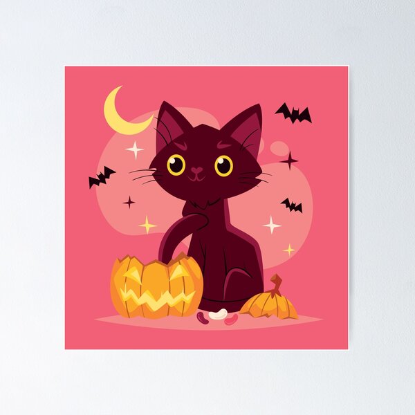 Item preview, Halloween festival cat design designed and sold by Gbaya.