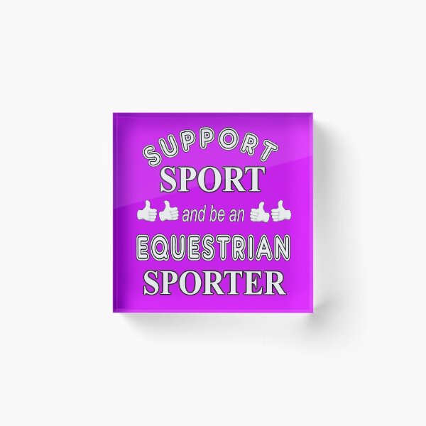 Item preview, Support Sport and be an Equestrian Sporter designed and sold by captainpeter.