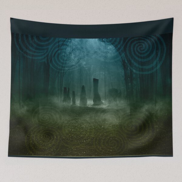 Item preview, Standing Stones I - Blue designed and sold by Georgina Gibson.