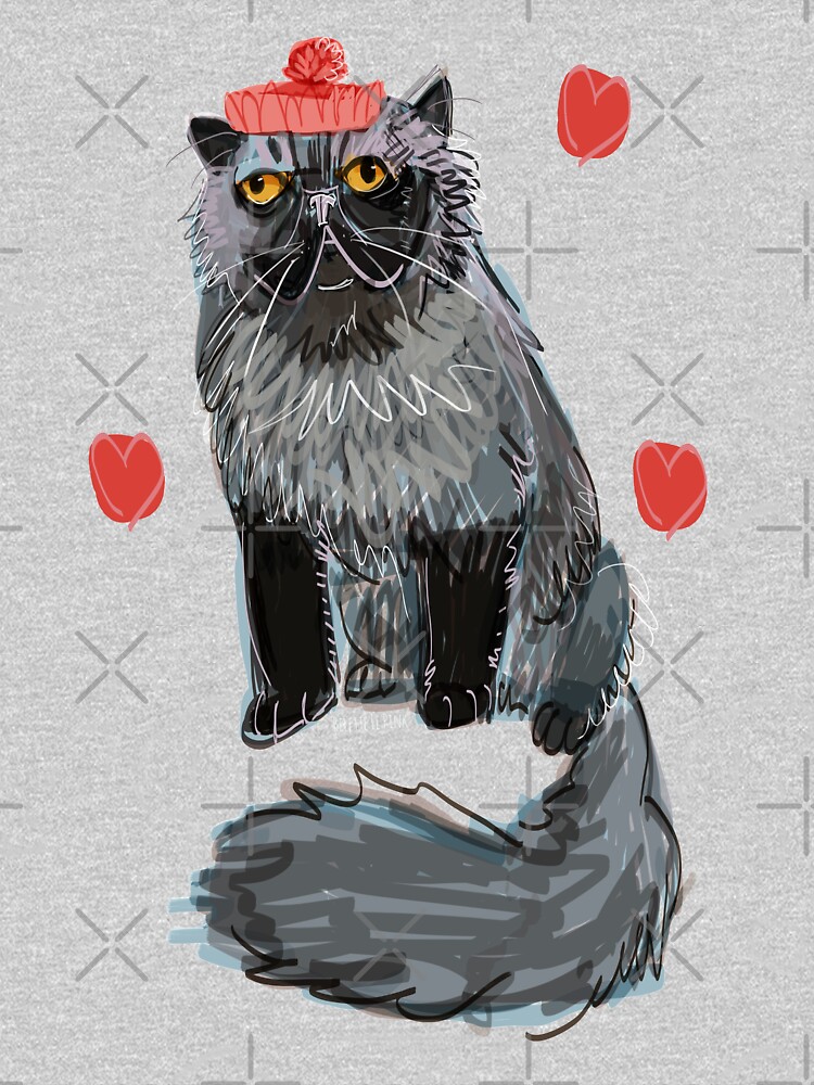 Freddy-Cat pattern in EggPlant color by belettelepink