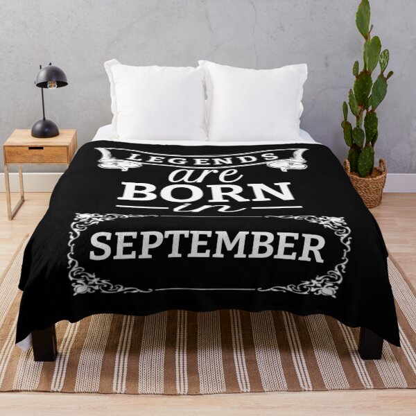 Item preview, legends are born in september beutiful birthday quotes designed and sold by Design Repo.
