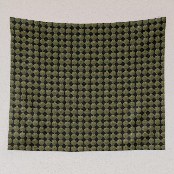 Artikelvorschau, Beaded Curtain Leaves Yellow Green on Black 5748 entworfen und verkauft von Art in My Loft.
