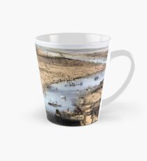 Taza cónica Nueva York Vintage Vista aérea restaurada 1856
