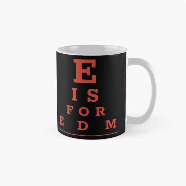 Item preview, Pop culture eye chart - E is for EDM designed and sold by Popalt.