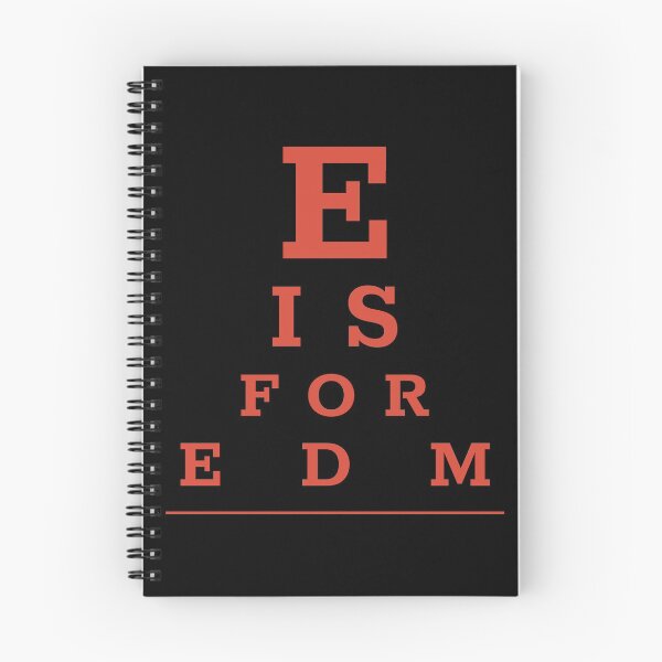 Item preview, Pop culture eye chart - E is for EDM designed and sold by Popalt.