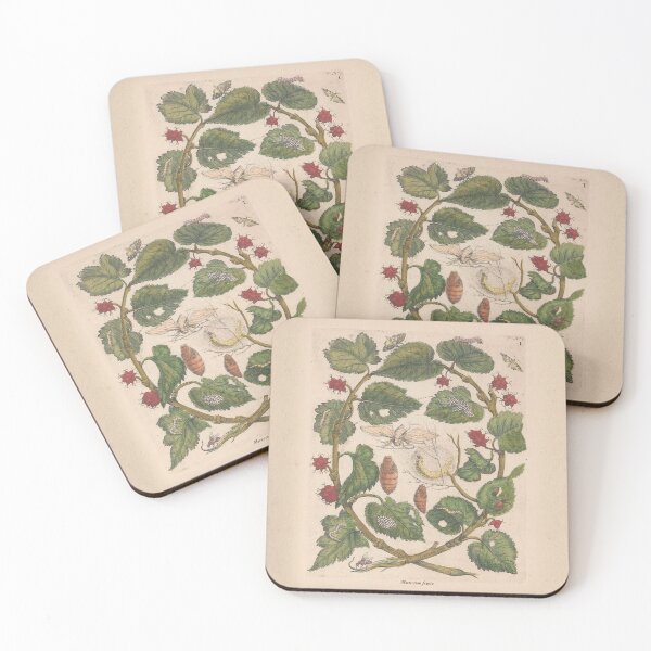 Item preview, Vintage botanical - mulberries with moths designed and sold by MNI-Labs.