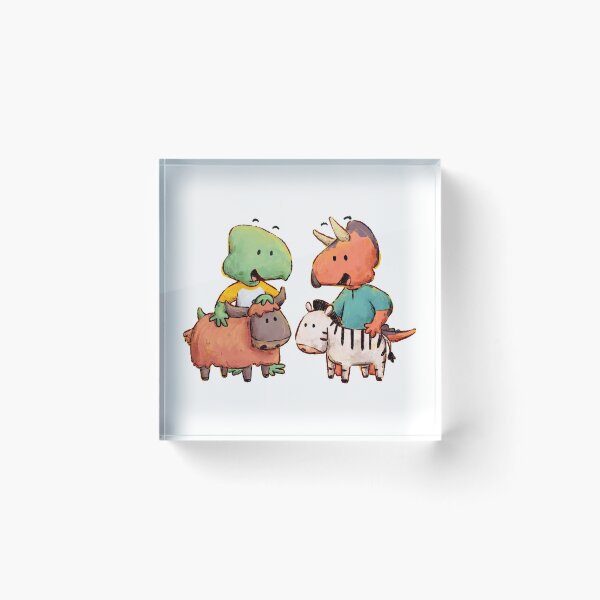 Item preview, Yancy Yinlong and Zander Zuniceratops designed and sold by OwlHollow.