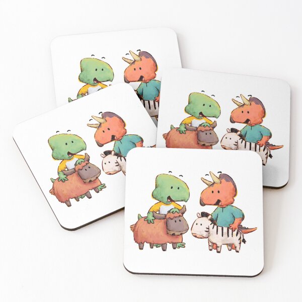 Item preview, Yancy Yinlong and Zander Zuniceratops designed and sold by OwlHollow.