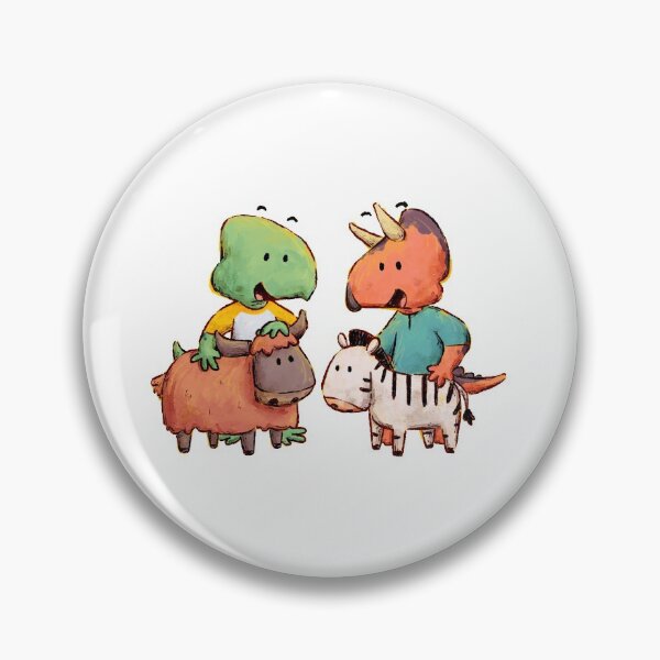 Item preview, Yancy Yinlong and Zander Zuniceratops designed and sold by OwlHollow.