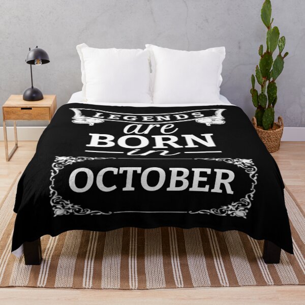 Item preview, legends are born in october beutiful birthday quotes designed and sold by Design Repo.
