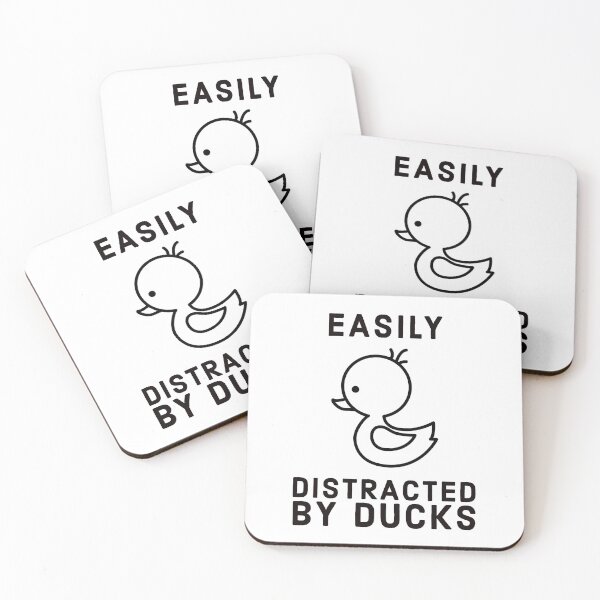 Item preview, EASILY DISTRACTED BY DUCKS designed and sold by MNSDesignHub.