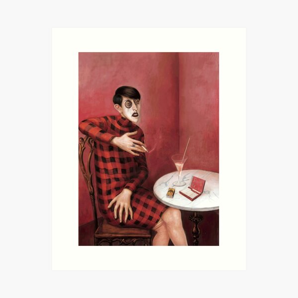 Portrait of the Journalist Sylvia Von Harden Otto Dix Art Print