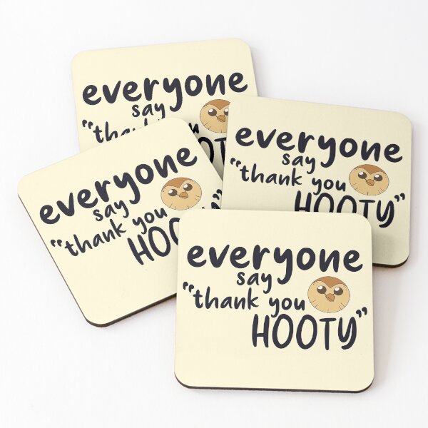 Item preview, everyone say thank you hooty designed and sold by Diygurugirl.