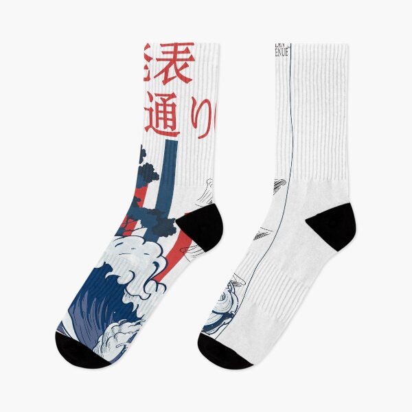 Item preview, Aesthetic JapaneseThe Great wave off kanagawa city  Kanji Print. Lost Memories black ocean waves. Shell the Flowers Line Art. Floral Boy Line Drawing designed and sold by TheImperfecto.