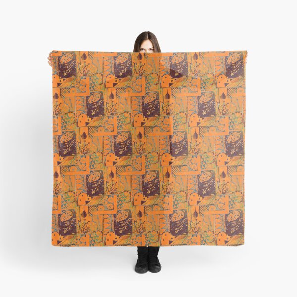 Item preview, orange geometric and natural collage designed and sold by Nickdavisinghe.