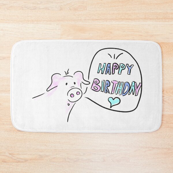 Item preview, PIG HAPPY BIRTHDAY designed and sold by Dobsy.