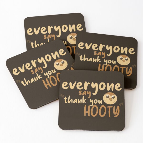 Item preview, everyone say thank you hooty designed and sold by Diygurugirl.