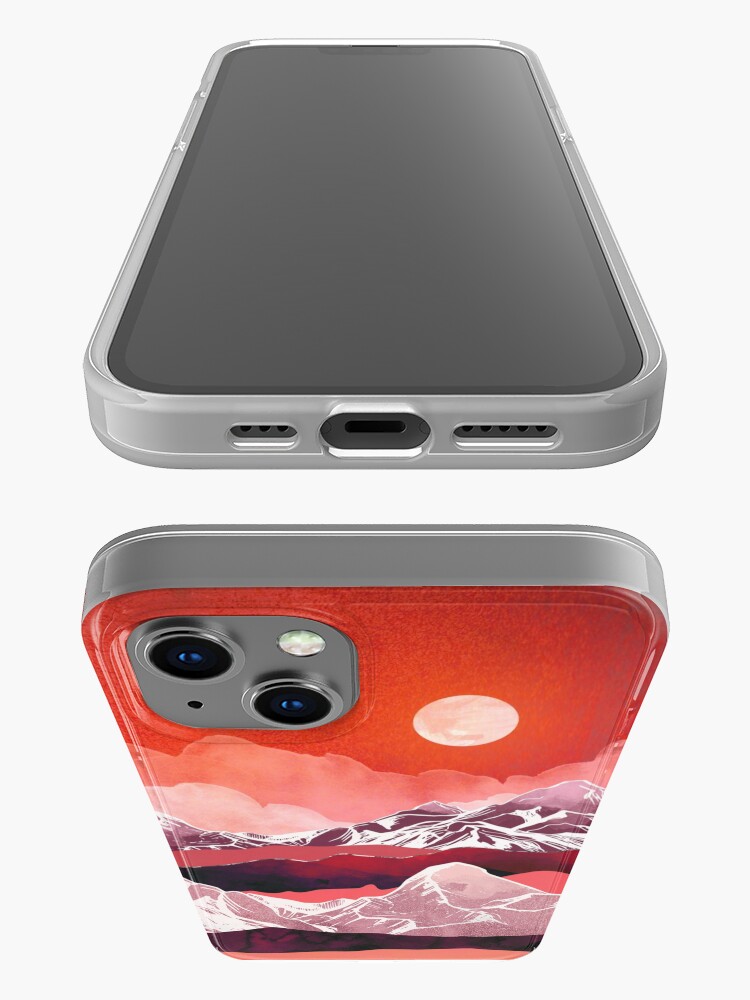 Discover Scarlet Glow iPhone Case