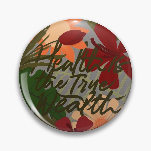 Item preview, health is true wealth designed and sold by karyavna.