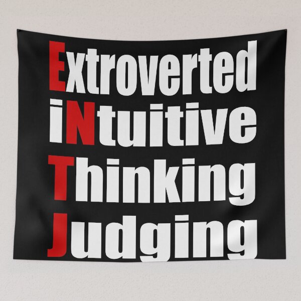Artikelvorschau, ENTJ - Extrovertiert | intuitiv | Denken | Beurteilen entworfen und verkauft von NineSevenFour.