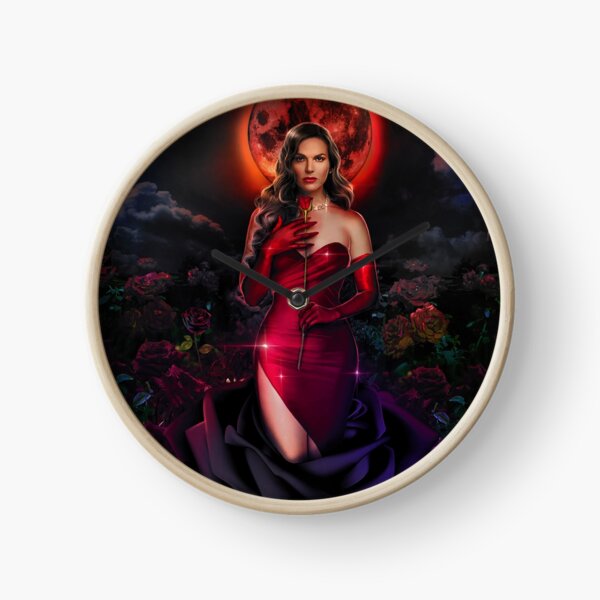Blood ROSES Clock