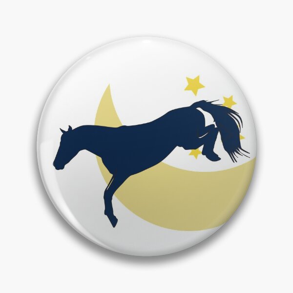 Item preview, horse jumping over the moon designed and sold by TheWaterBirds.