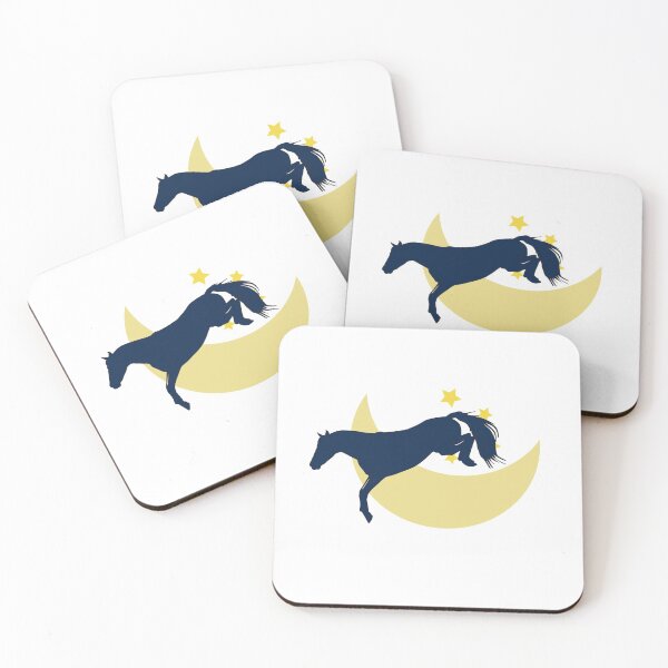Item preview, horse jumping over the moon designed and sold by TheWaterBirds.
