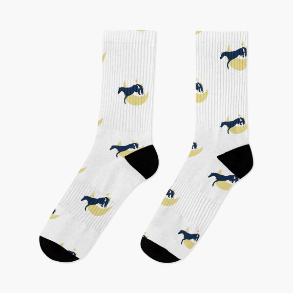 Item preview, horse jumping over the moon designed and sold by TheWaterBirds.