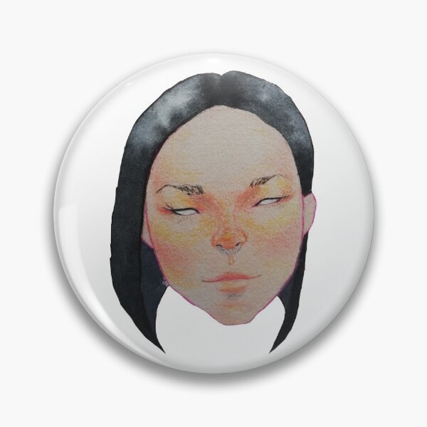 Item preview, Retrato de dama de cabello oscuro designed and sold by Solybowie.