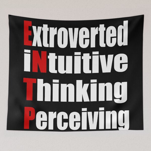 Artikelvorschau, ENTP - Extrovertiert | Intuitiv | Denken | Wahrnehmen entworfen und verkauft von NineSevenFour.