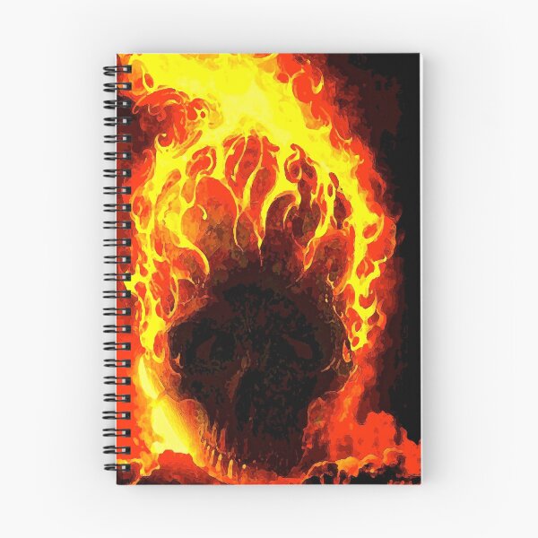 Item preview, SKULL ON FIRE designed and sold by Overthetopsm.