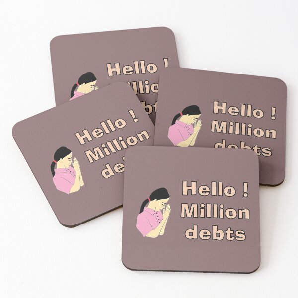 Item preview, Hello Debts - I will fight for debts designed and sold by drawkwardly.