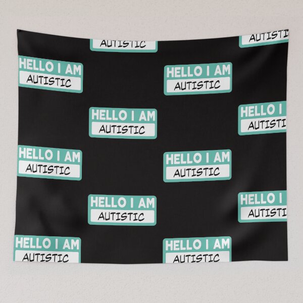 Item preview, Hello I am autistic, autistic awareness day  designed and sold by AdilArtistry.