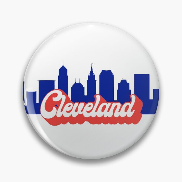 Artikelvorschau, Cleveland Skyline Retro entworfen und verkauft von JuniperRow.