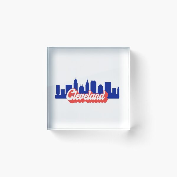 Item preview, Cleveland Skyline Retro designed and sold by JuniperRow.