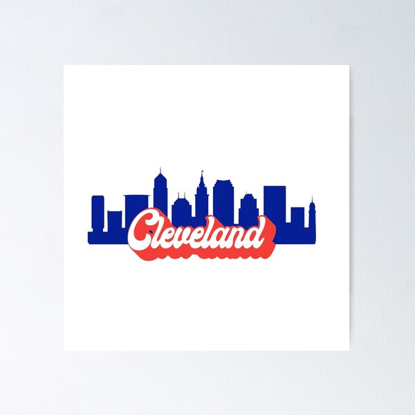 Item preview, Retro del horizonte de Cleveland designed and sold by JuniperRow.