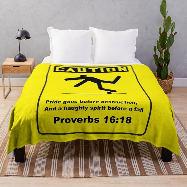 Item preview, CAUTION Pride Comes Before a Fall designed and sold by Ready4Rapture2.