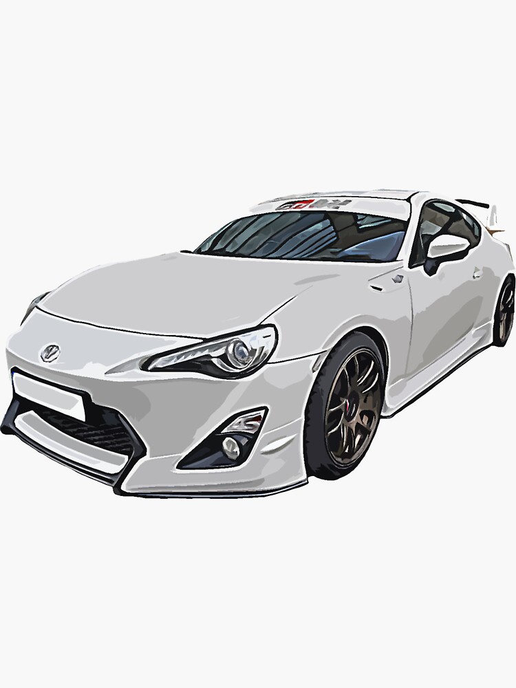 "Toyota GT86 " Sticker for Sale by ArtNDrive Redbubble