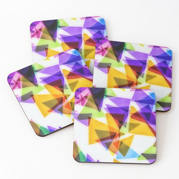 Item preview, Colorful Film Triangles Art designed and sold by TheSplitWindow.