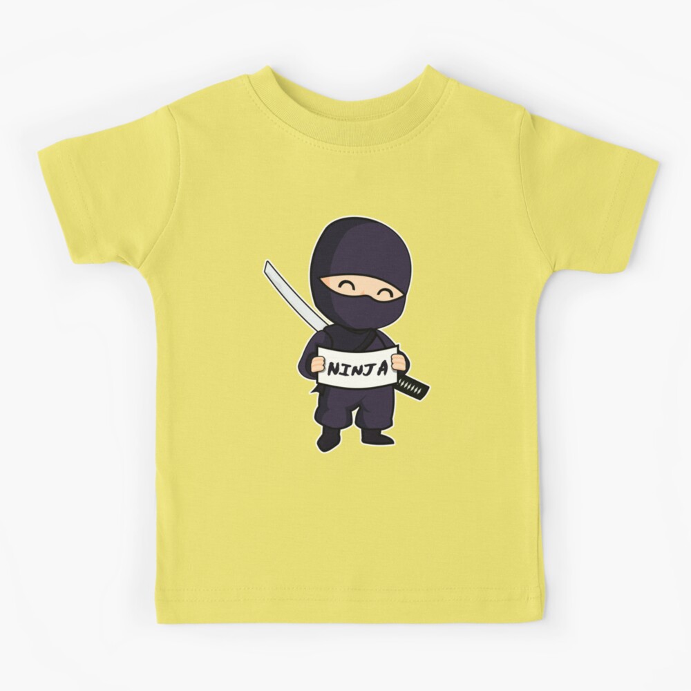 Yellow Ninja Kids T-Shirt